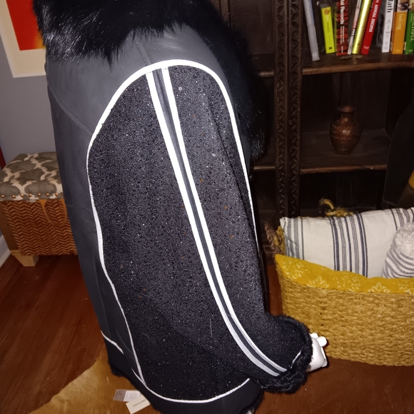 Shearling and sequence jacket - Picture 3 of 4